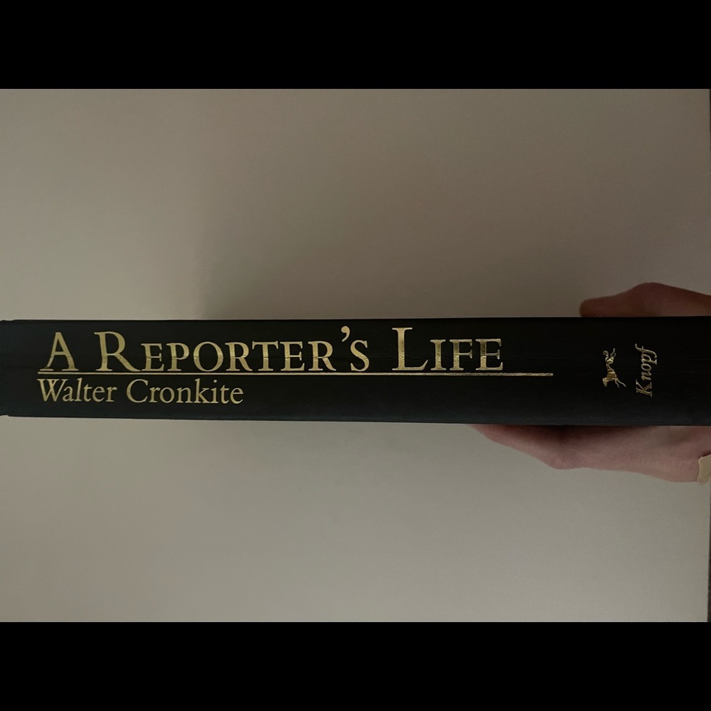A Reporter's Life by Walter Cronkite (1996, Hardcover).